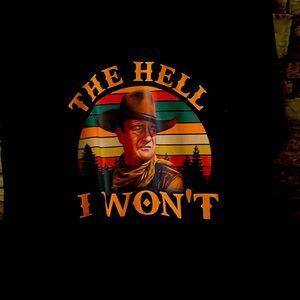 John Wayne Men’s Black T Shirt XL